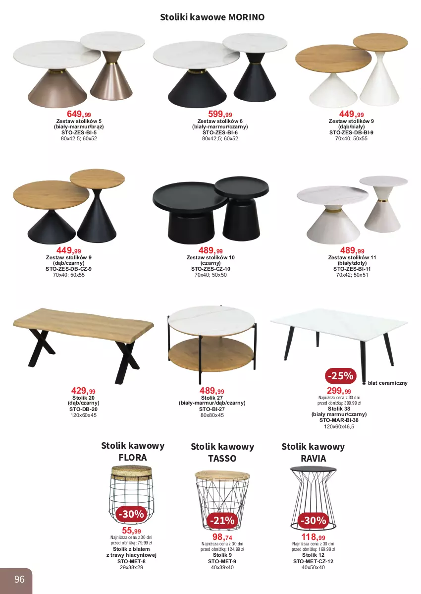 Gazetka promocyjna Bodzio - ważna 01.04 do 30.06.2026 - strona 96 - produkty: Flora, Hiacynt, Stolik, Stolik kawowy