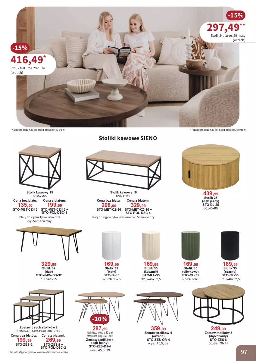 Gazetka promocyjna Bodzio - ważna 01.04 do 30.06.2026 - strona 97 - produkty: Stolik, Stolik kawowy