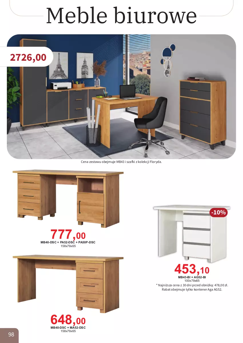 Gazetka promocyjna Bodzio - ważna 01.04 do 30.06.2026 - strona 98 - produkty: Biuro, Meble, Meble biurowe