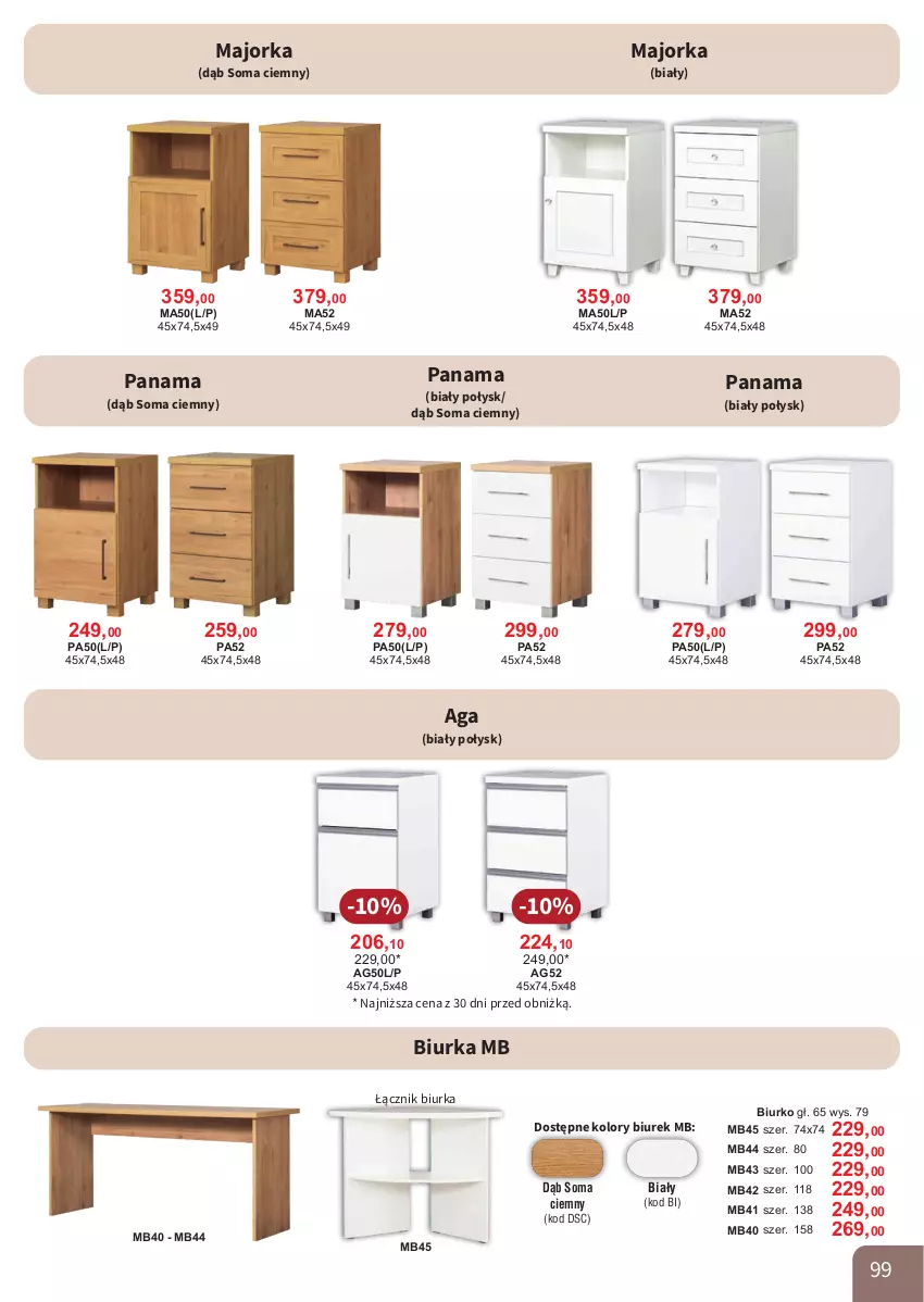 Gazetka promocyjna Bodzio - ważna 01.04 do 30.06.2026 - strona 99 - produkty: Biurka, Biurko, Orka