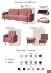 Gazetka promocyjna Bodzio - Gazetka - ważna od 30.06 do 30.06.2026 - strona 127 - produkty: Puf, Gra, Pościel, Granat, Sofa, Elementy tapicerki, Cappuccino, Fotel, Fa