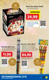 Gazetka promocyjna Lidl - GAZETKA - Gazetka - ważna od 31.12 do 31.12.2021 - strona 9 - produkty: Piwo, Sok, Palma, Bateria, Rzymskie ognie, Strzałów