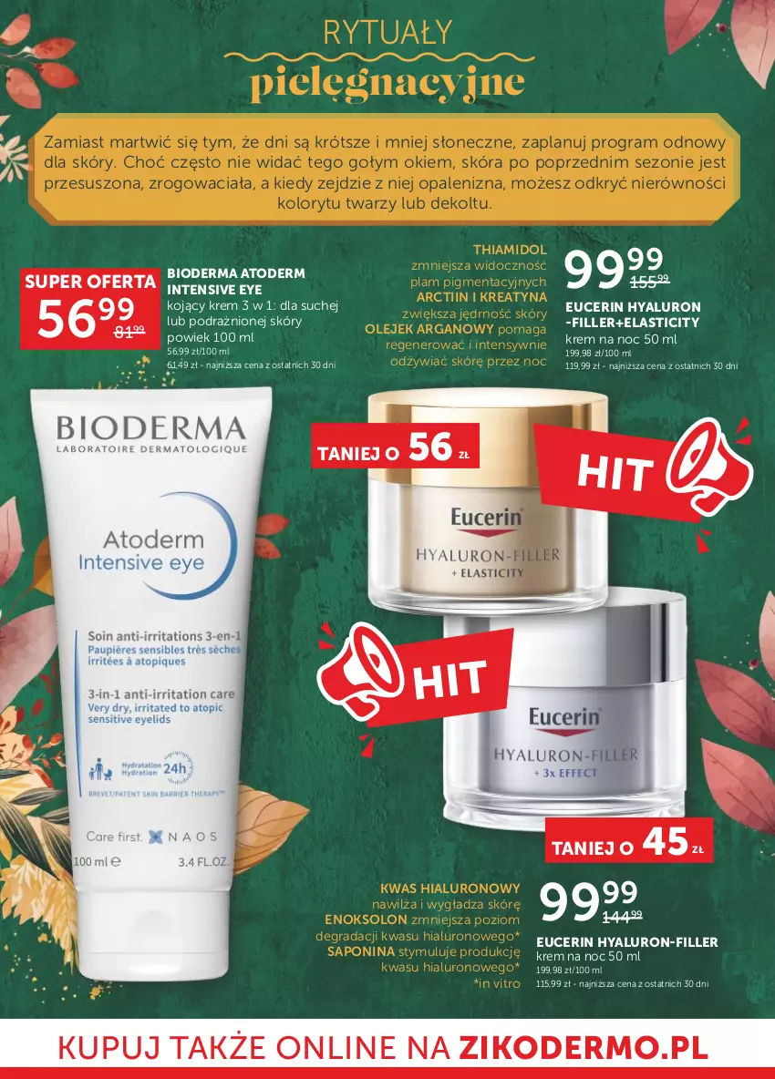 Gazetka promocyjna Ziko - Gazetka Ziko Dermo - ważna 03.11 do 15.11.2023 - strona 2 - produkty: Atoderm, Bioderma, Gra, Krem na noc, Olej