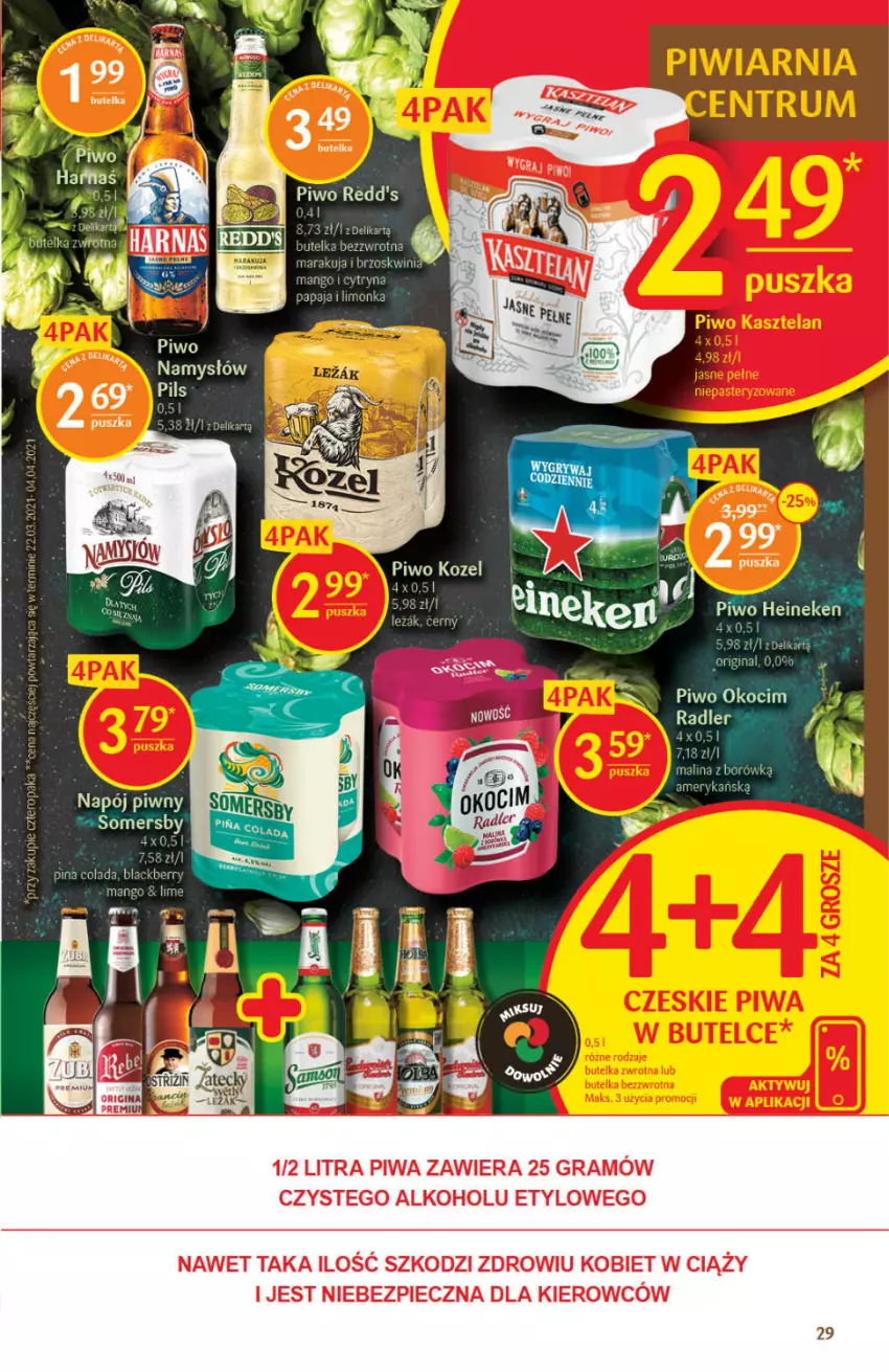 Gazetka promocyjna Delikatesy Centrum - Gazetka Delikatesy Centrum - ważna 27.05 do 01.06.2021 - strona 29 - produkty: Borówka, Gin, Gra, Koc, Namysłów, Okocim, Piec, Piwa, Piwo