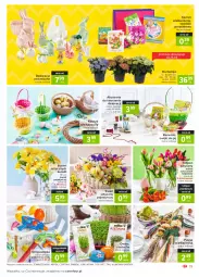 Gazetka promocyjna Carrefour - Gazetka Market - Gazetka - ważna od 27.03 do 27.03.2021 - strona 19 - produkty: Torebka, Top, Owijki, Tulipan, Rzeżucha, Kosz, Palma, Bukiet, Pistolet