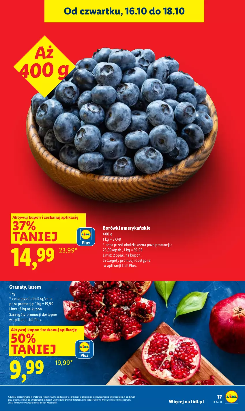 Gazetka promocyjna Lidl - GAZETKA - ważna 16.10 do 18.10.2025 - strona 21 - produkty: Gra, Granat