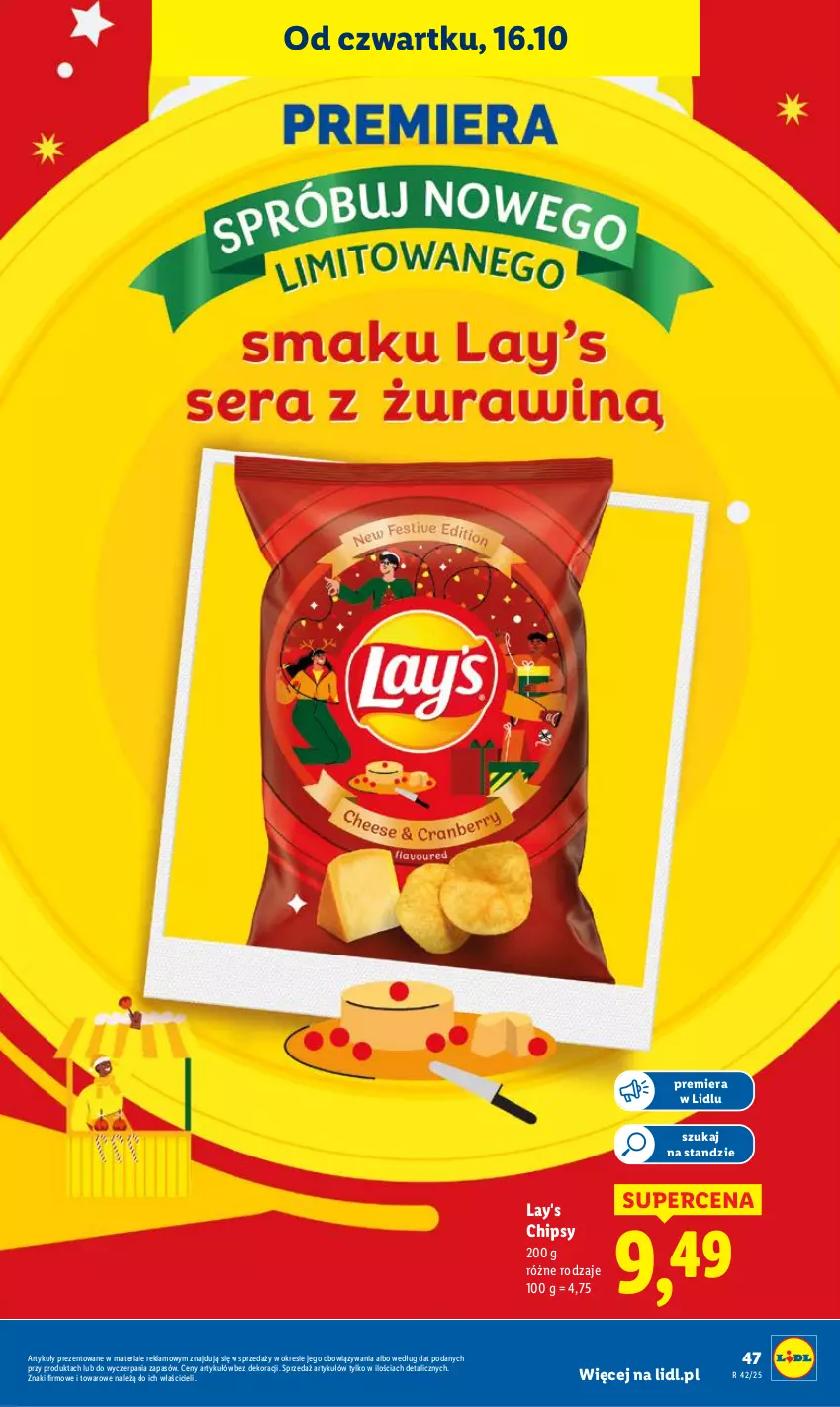 Gazetka promocyjna Lidl - GAZETKA - ważna 16.10 do 18.10.2025 - strona 51 - produkty: Chipsy