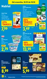 Gazetka promocyjna Lidl - GAZETKA - Gazetka - ważna od 18.10 do 18.10.2025 - strona 30 - produkty: Mozzarella, Sok, Ser, Gra, Danone, Jogurt, Activia, Wazon, Tarta, Pilos, Pudding, Jogurt pitny, Kinder