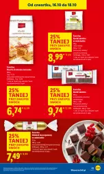 Gazetka promocyjna Lidl - GAZETKA - Gazetka - ważna od 18.10 do 18.10.2025 - strona 45 - produkty: Ser, Deser, Chleb, Fa