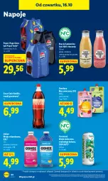 Gazetka promocyjna Lidl - GAZETKA - Gazetka - ważna od 18.10 do 18.10.2025 - strona 48 - produkty: Sok, Mus, Coca-Cola, Napoje, Pepsi, Napój gazowany, Oshee, Woda, Napój, Magnez, Kokos, Imbir