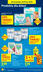 Gazetka promocyjna Lidl - GAZETKA - Gazetka - ważna od 18.10 do 18.10.2025 - strona 54 - produkty: Mus, Gra, Pampers, BoboVita, Dzieci, Nestlé