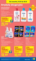 Gazetka promocyjna Lidl - GAZETKA - Gazetka - ważna od 18.10 do 18.10.2025 - strona 55 - produkty: Emulsja, Lactacyd, Always, Podpaski, Dzieci