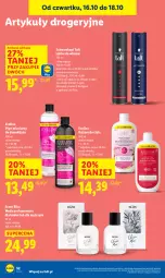 Gazetka promocyjna Lidl - GAZETKA - Gazetka - ważna od 18.10 do 18.10.2025 - strona 56 - produkty: Woda perfumowana, Makijaż, Eveline, Płyn micelarny, Balsam do ciała, Perfum, Schwarzkopf, Taft, Lakier do włosów, Woda, Lakier