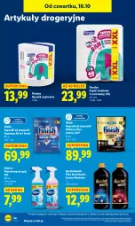 Gazetka promocyjna Lidl - GAZETKA - Gazetka - ważna od 18.10 do 18.10.2025 - strona 58 - produkty: Papier, Finish, Papier toaletowy, Płyn do płukania, Ręcznik, Płyn do mycia, Zmywarki, Moments, Sidolux, Flora