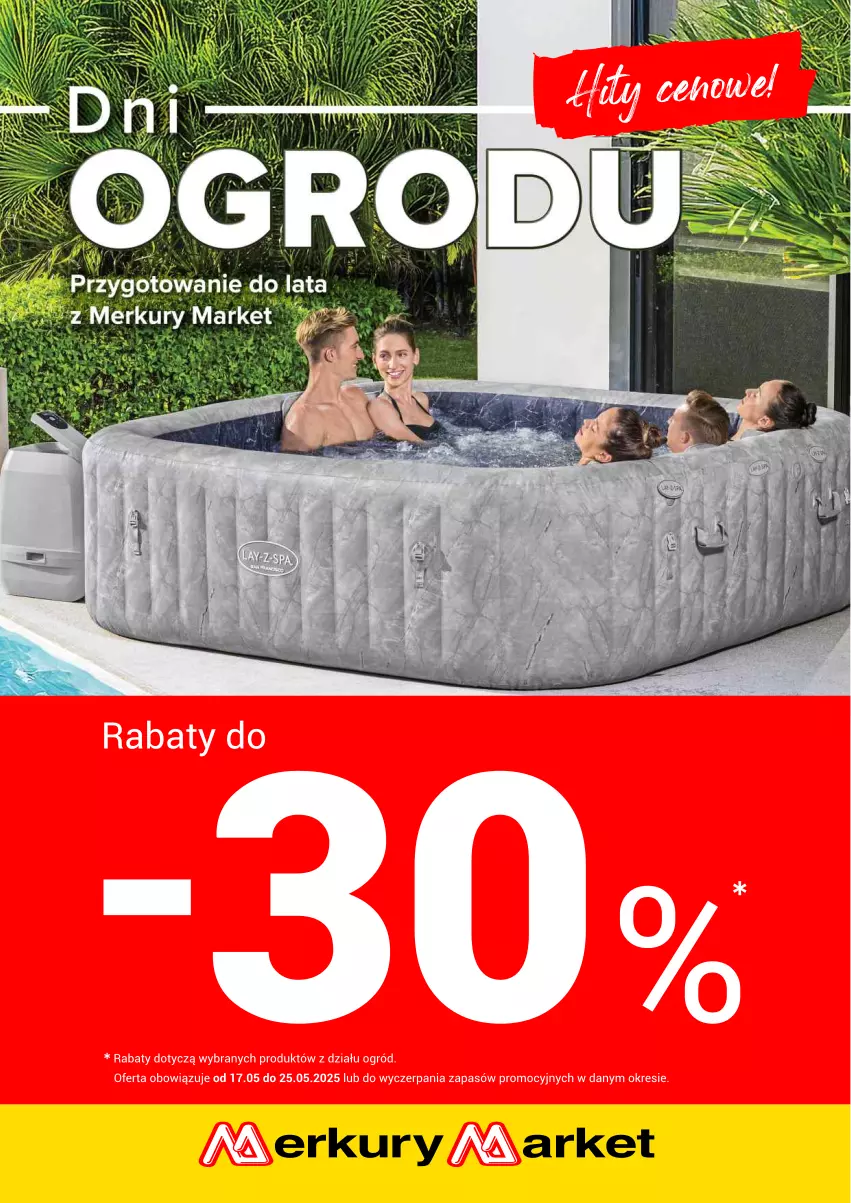 Gazetka promocyjna Merkury Market - Przygotowanie do lata z Merkury Market - ważna 17.05 do 25.05.2025 - strona 1