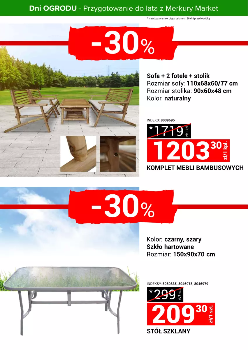 Gazetka promocyjna Merkury Market - Przygotowanie do lata z Merkury Market - ważna 17.05 do 25.05.2025 - strona 10 - produkty: Fa, Fotel, Sofa, Stół, Stolik