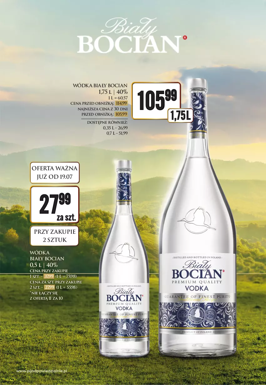 Gazetka promocyjna Dino - Katalog alkoholowy / lipiec 2024 - ważna 22.07 do 27.07.2024 - strona 4 - produkty: Biały Bocian, Wódka