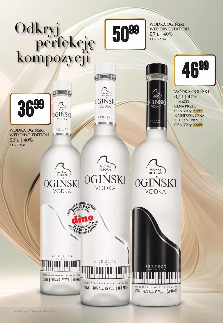 Gazetka promocyjna Dino - Katalog alkoholowy / lipiec 2024 - ważna 22.07 do 27.07.2024 - strona 5 - produkty: Ogiński, Wódka