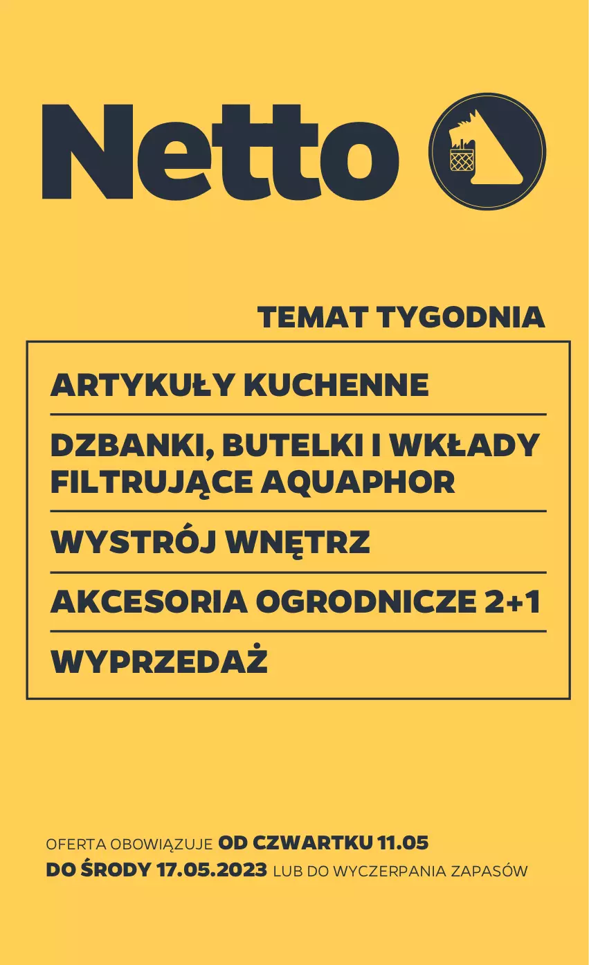 Gazetka promocyjna Netto - Akcesoria i dodatki - ważna 11.05 do 17.05.2023 - strona 1 - produkty: Aquaphor