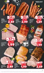 Gazetka promocyjna Kaufland - Gazetka tygodnia - Gazetka - ważna od 10.01 do 10.01.2024 - strona 39 - produkty: Polędwica, Sos, Hot dog, Parówki, Madej Wróbel, Duda, Szynka, Parówki hot dog, Frankfurterki, Kabanos, Szynka biała, Gala, Kiełbasa, Olewnik