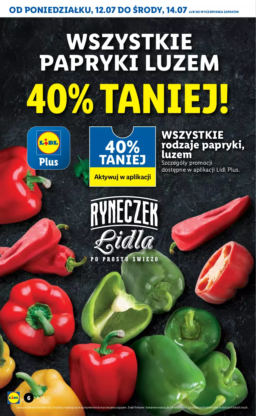 Gazetka promocyjna Lidl - GAZETKA - ważna 12.07 do 14.07.2021 - strona 6