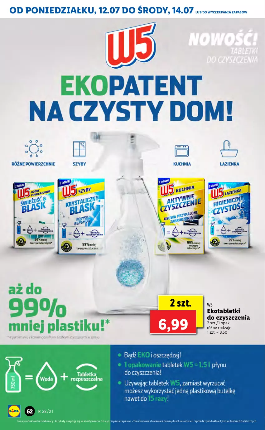 Gazetka promocyjna Lidl - GAZETKA - ważna 12.07 do 14.07.2021 - strona 62 - produkty: Tablet