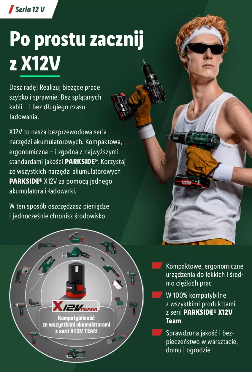 Gazetka promocyjna Lidl - KATALOG PARKSIDE - ważna 04.09 do 20.10.2023 - strona 13 - produkty: Akumulator, O nas, Parkside, Piec, Ser