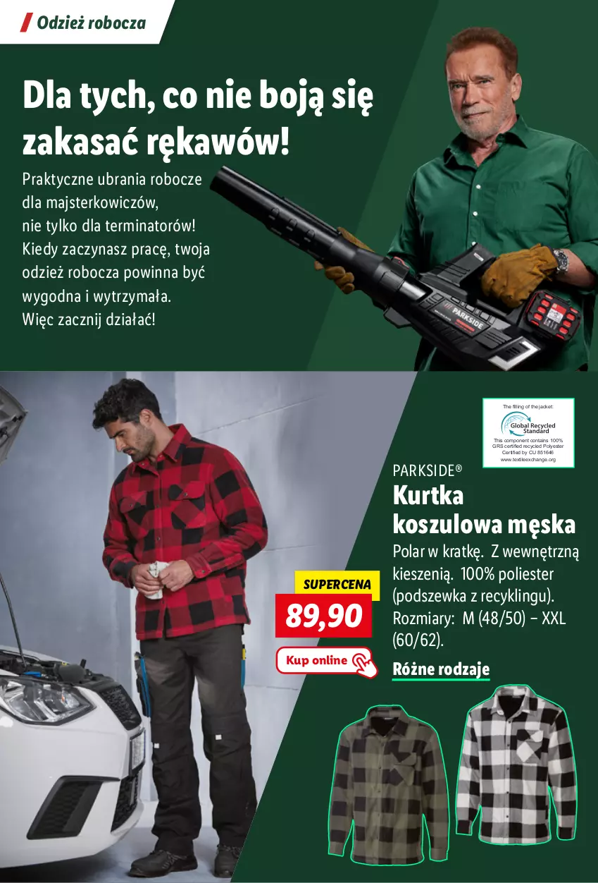 Gazetka promocyjna Lidl - KATALOG PARKSIDE - ważna 04.09 do 20.10.2023 - strona 24 - produkty: Kosz, Kurtka, Parkside, Ubrania