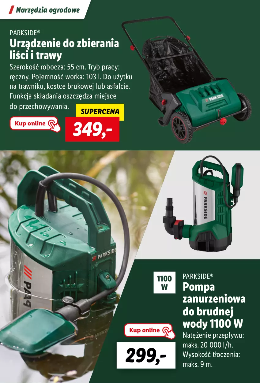 Gazetka promocyjna Lidl - KATALOG PARKSIDE - ważna 04.09 do 20.10.2023 - strona 32 - produkty: Fa, Orka, Parkside, Sok