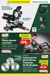 Gazetka promocyjna Lidl - KATALOG PARKSIDE - Gazetka - ważna od 20.10 do 20.10.2023 - strona 7 - produkty: Parkside, Ser, Pilarka ukosowa, Tarcza tnąca