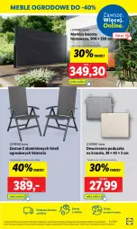 Gazetka promocyjna Lidl - GAZETKA - Gazetka - ważna od 07.07 do 07.07.2024 - strona 19 - produkty: Ivar, Markiza, Krzesło, Fotel, Poduszka, Meble