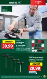 Gazetka promocyjna Lidl - GAZETKA - Gazetka - ważna od 07.07 do 07.07.2024 - strona 47 - produkty: Parkside, Top, Zestaw kluczy nasadowych, Zestaw kluczy