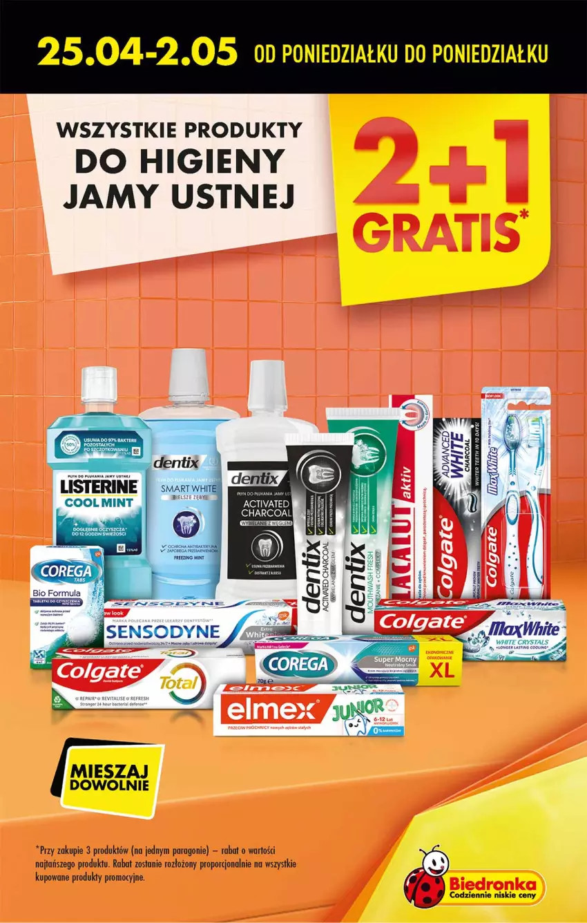 Gazetka promocyjna Biedronka - W tym tygodniu PN - ważna 25.04 do 02.05.2022 - strona 11 - produkty: Corega, Listerine, Por, Sensodyne