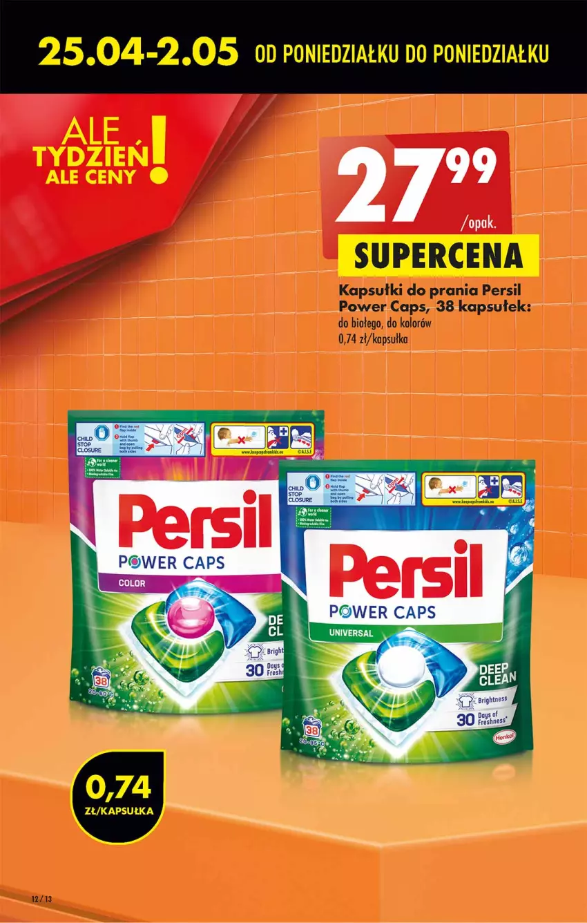 Gazetka promocyjna Biedronka - W tym tygodniu PN - ważna 25.04 do 02.05.2022 - strona 12 - produkty: Kapsułki do prania, Persil