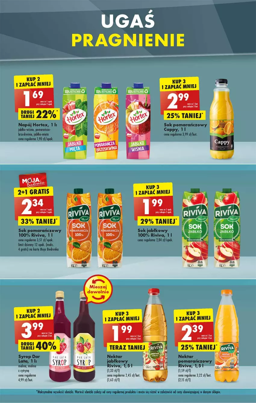 Gazetka promocyjna Biedronka - W tym tygodniu PN - ważna 25.04 do 02.05.2022 - strona 41 - produkty: Cappy, Dron, Gra, Hortex, Mięta, Napój, Nektar, Okap, Sok, Sok jabłkowy, Sok pomarańczowy, Syrop