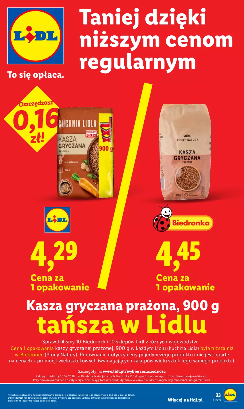 Gazetka promocyjna Lidl - Gazetka ważna od 29.04 do 2.05 - ważna 29.04 do 02.05.2026 - strona 33 - produkty: Dron, Gra, Gry, Kasza, Kasza gryczana, Kuchnia, Por, Rama