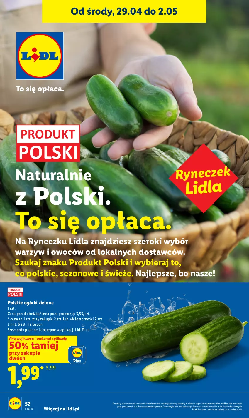 Gazetka promocyjna Lidl - Gazetka ważna od 29.04 do 2.05 - ważna 29.04 do 02.05.2026 - strona 52 - produkty: O nas