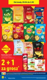 Gazetka promocyjna Lidl - Gazetka ważna od 29.04 do 2.05 - Gazetka - ważna od 02.05 do 02.05.2026 - strona 12 - produkty: Chipsy, Chrupki