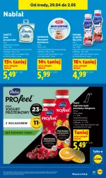 Gazetka promocyjna Lidl - Gazetka ważna od 29.04 do 2.05 - Gazetka - ważna od 02.05 do 02.05.2026 - strona 65 - produkty: Serek puszysty, Ser, Kolagen, Jogurt, Mlekovita, Mascarpone, Serek, Bakoma, Napój, Almette, Mleko