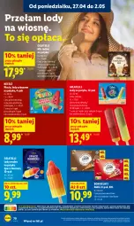 Gazetka promocyjna Lidl - Gazetka ważna od 29.04 do 2.05 - Gazetka - ważna od 02.05 do 02.05.2026 - strona 70 - produkty: Lody, Arbuz, Nestlé