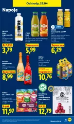 Gazetka promocyjna Lidl - Gazetka ważna od 29.04 do 2.05 - Gazetka - ważna od 02.05 do 02.05.2026 - strona 73 - produkty: Sok pomarańczowy, Sok, Rum, Por, Mus, Lemoniada, Ice tea, Ananas, Kiwi, Napoje, Sok jabłkowy, Limonka, Woda, Herbata, Mango, Napój, Nestea, Nektar, Magnez, Szpinak, Napój musujący, Hortex, HP