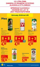 Gazetka promocyjna Lidl - Gazetka ważna od 29.04 do 2.05 - Gazetka - ważna od 02.05 do 02.05.2026 - strona 78 - produkty: Piwa, Gra, Kasztelan, Tyskie