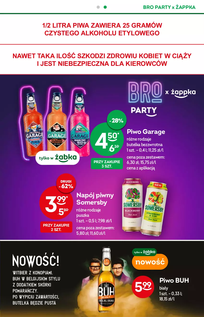 Gazetka promocyjna Żabka - ważna 06.07 do 12.07.2022 - strona 19 - produkty: Gra, Napój, Piec, Piwa, Piwo, Somersby