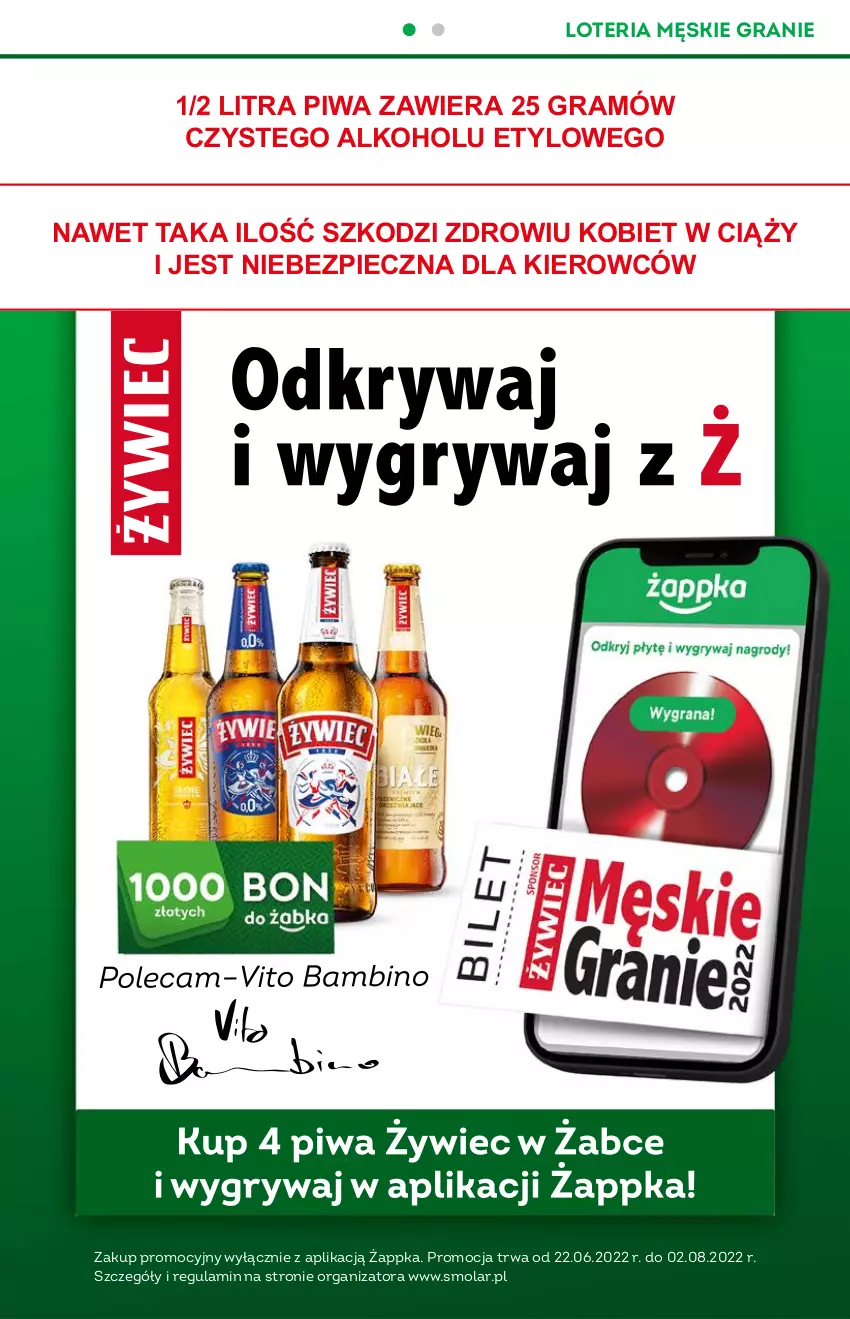 Gazetka promocyjna Żabka - ważna 06.07 do 12.07.2022 - strona 2 - produkty: Gra, Mola, Piec, Piwa