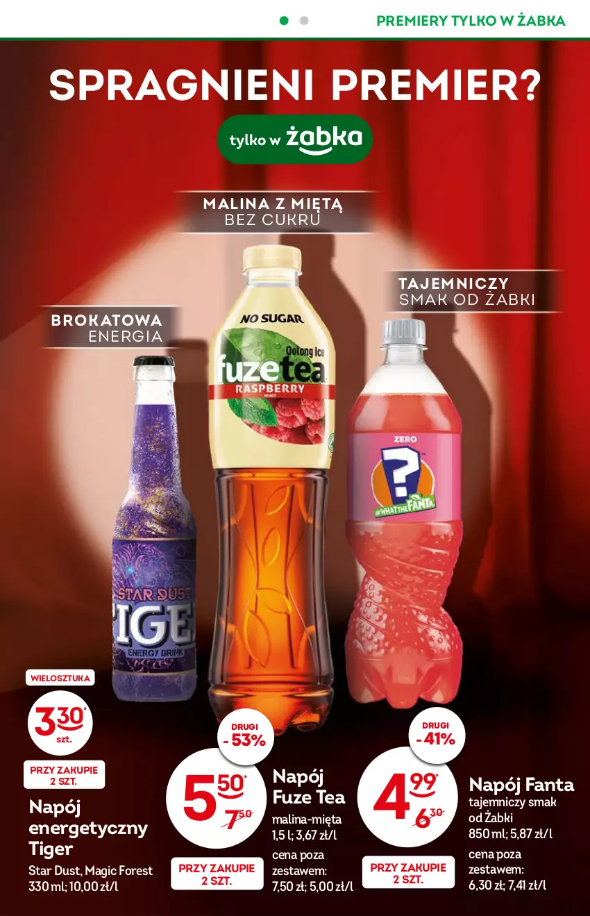 Gazetka promocyjna Żabka - ważna 06.07 do 12.07.2022 - strona 6 - produkty: Fa, Fanta, Mięta, Napój, Napój energetyczny, Tiger