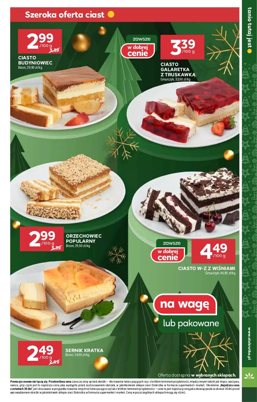 Gazetka promocyjna Stokrotka - Supermarket - ważna 05.12 do 11.12.2024 - strona 9 - produkty: Gala, Galaretka, Mięso, Owoce, Ser, Warzywa