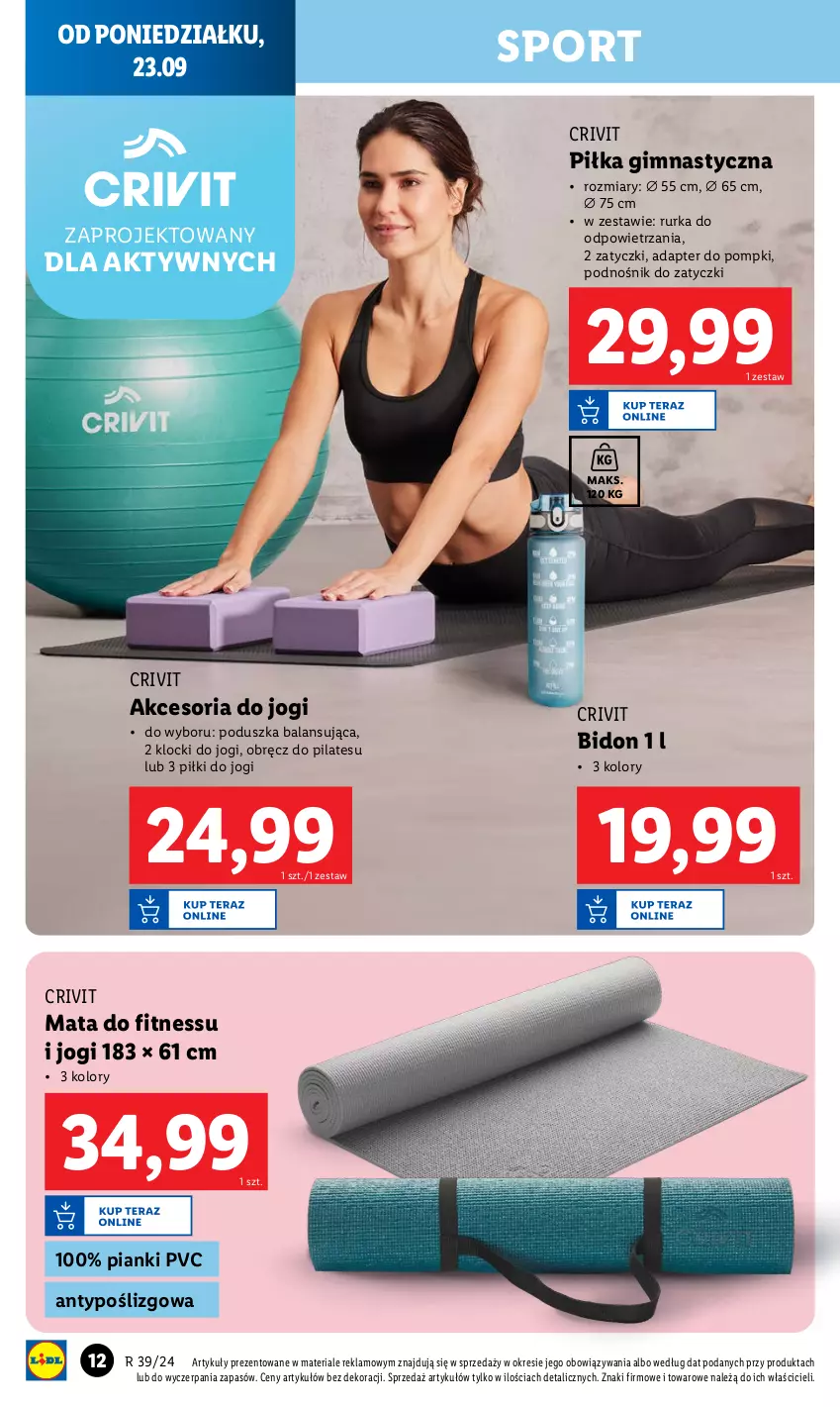 Gazetka promocyjna Lidl - GAZETKA - ważna 23.09 do 28.09.2024 - strona 16 - produkty: Klocki, Poduszka, Por, Sport