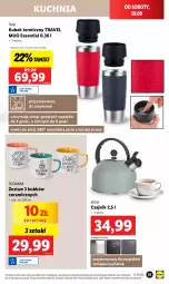 Gazetka promocyjna Lidl - GAZETKA - Gazetka - ważna od 28.09 do 28.09.2024 - strona 39 - produkty: Czajnik, Kuchnia, Tefal, Kubek termiczny, Kubek, Fa