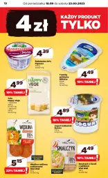 Gazetka promocyjna Netto - Artykuły spożywcze - Gazetka - ważna od 23.09 do 23.09.2023 - strona 12 - produkty: Twaróg, Piątnica, Jogurt, Tofu, Wędlina, Twaróg półtłusty, Fa