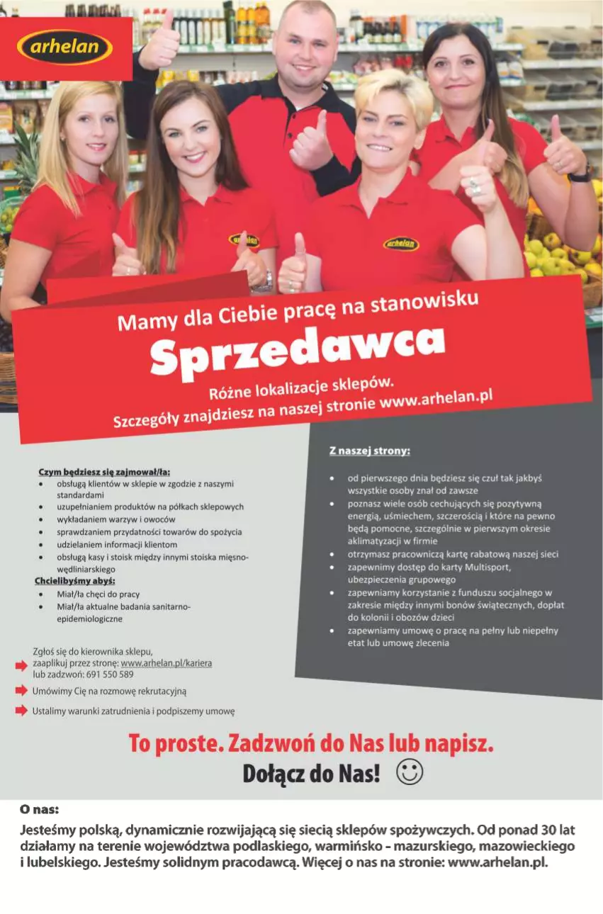 Gazetka promocyjna Arhelan - Gazetka - ważna 13.08 do 22.08.2021 - strona 23 - produkty: Dzieci, O nas, Piec, Podlaski, Półka, Por, Sport